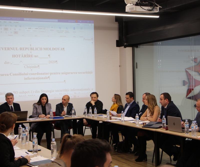 STISC a participat la ședința grupului de lucru privind crearea Consiliului coordonator pentru asigurarea securității informaționale