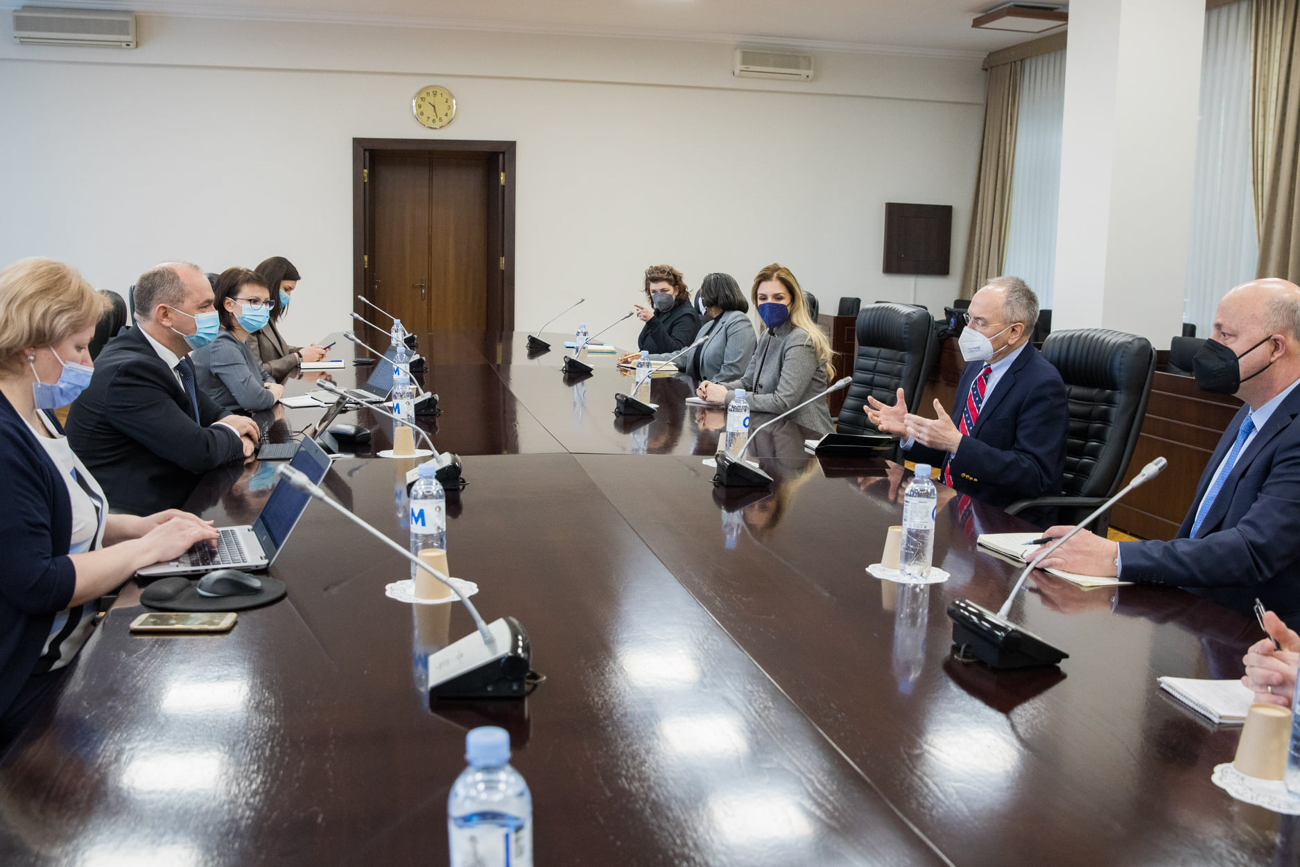 Întrevedere cu delegația Centrului European pentru studii de securitate George C. Marshall