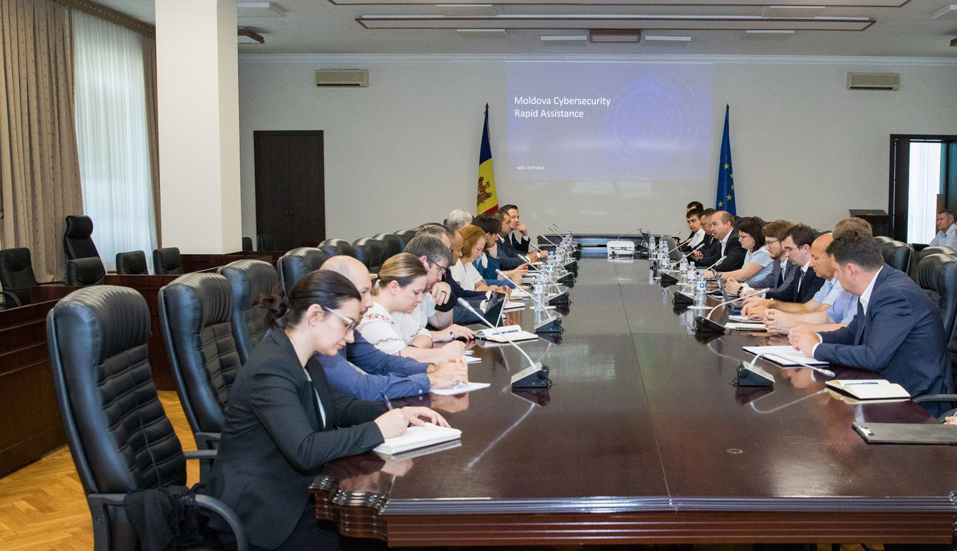 Ședință în cadrul proiectului “Moldova Cybersecurity Rapid Assistance”