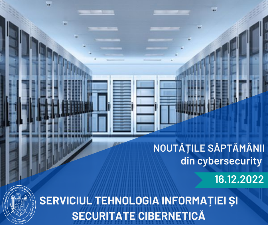 Noutățile săptămânii din cybersecurity