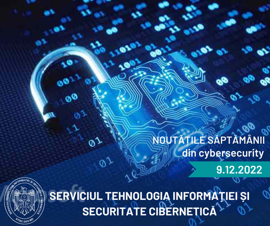 Noutățile săptămânii din cybersecurity