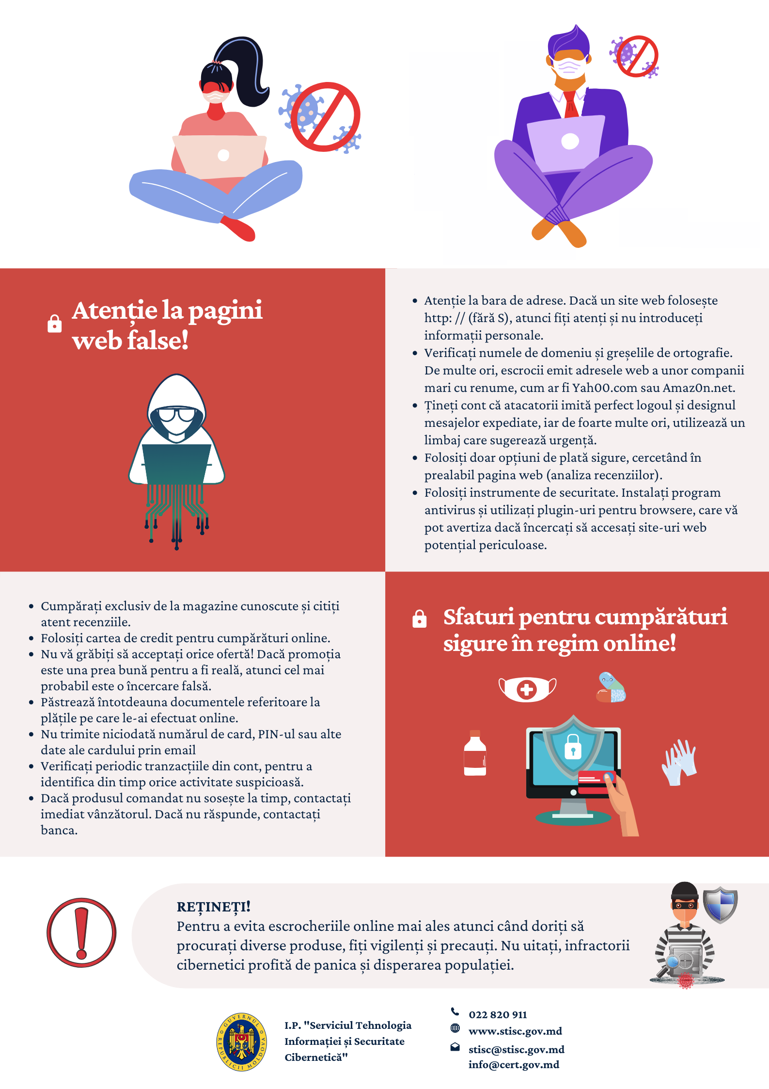 Atentie la pagini web trucate