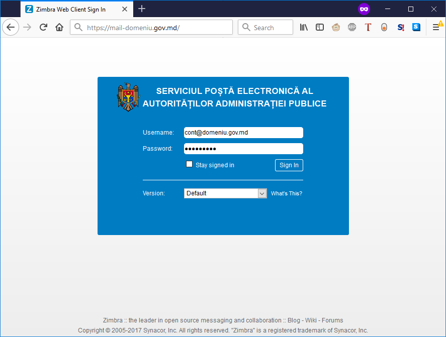 Ghid pentru activarea contului de poștă electronică