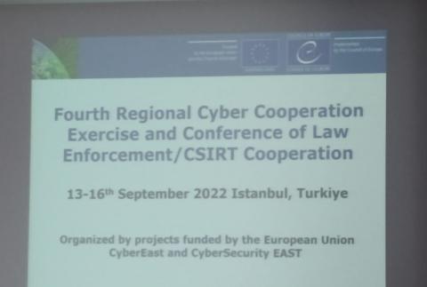Exercițiu regional de cooperare în domeniul securității cibernetice, ce se desfășoară la Istanbul.
