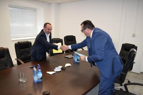 Evenimentul de semnare a Acordului de cooperare bilaterală între STISC și DNSC 