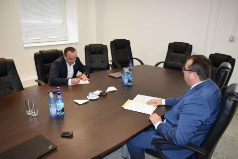 Evenimentul de semnare a Acordului de cooperare bilaterală între STISC și DNSC 