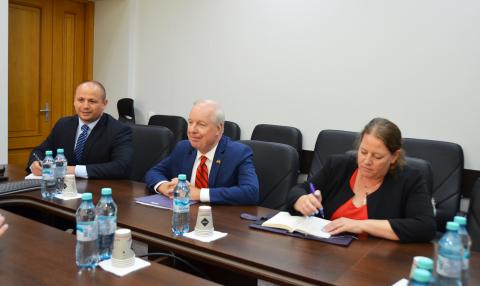 Întrevedere cu ambasadorul SUA