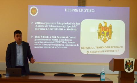 Șeful Direcției telecomunicații și suport clienți în cadrul STISC, Eugeniu Croitorov.