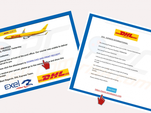 Atenție la „DHL Email Virus”!