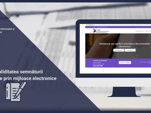 STISC reamintește despre posibilitatea verificării validității semnăturii electronice prin mijloace electronice autorizate