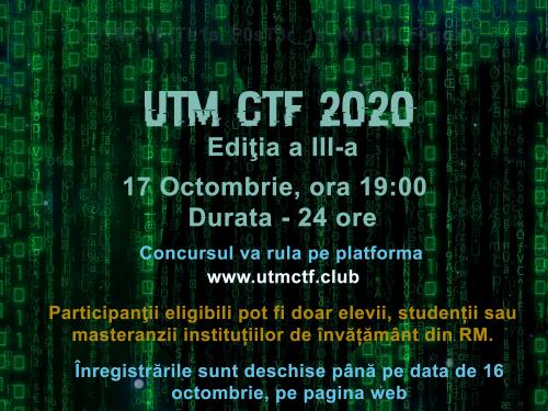STISC invită tinerii pasionați de securitate și inginerie să-și testeze și aprofundeze cunoștințele în domeniu, la concursul “Capture the flag 2020”