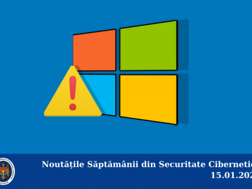 Noutățile Săptămânii din Securitate Cibernetică 15.01.2021