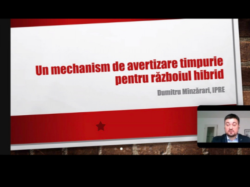 STISC a participat în cadrul workshop-ul online „Un Model de Avertizare Timpurie a Războiului Hibrid: Spre un mecanism de avertizare timpurie pentru Republica Moldova”