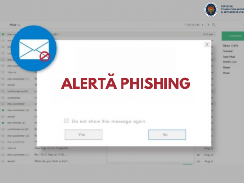 Alertă de securitate– Intensificarea atacurilor de tip phishing