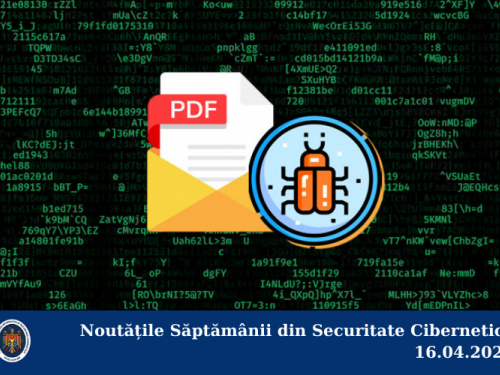 Noutățile Săptămânii din Securitate Cibernetică 16.04.2021