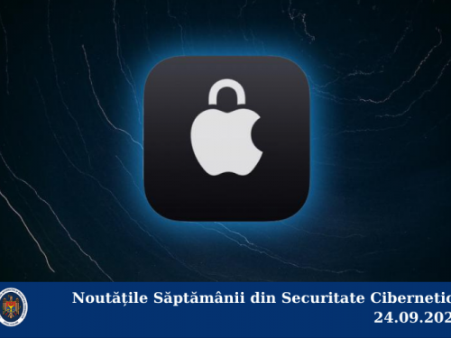 Noutățile Săptămânii din Securitate Cibernetică 24.09.2021