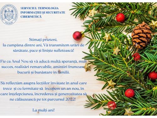 Felicitare cu 2022