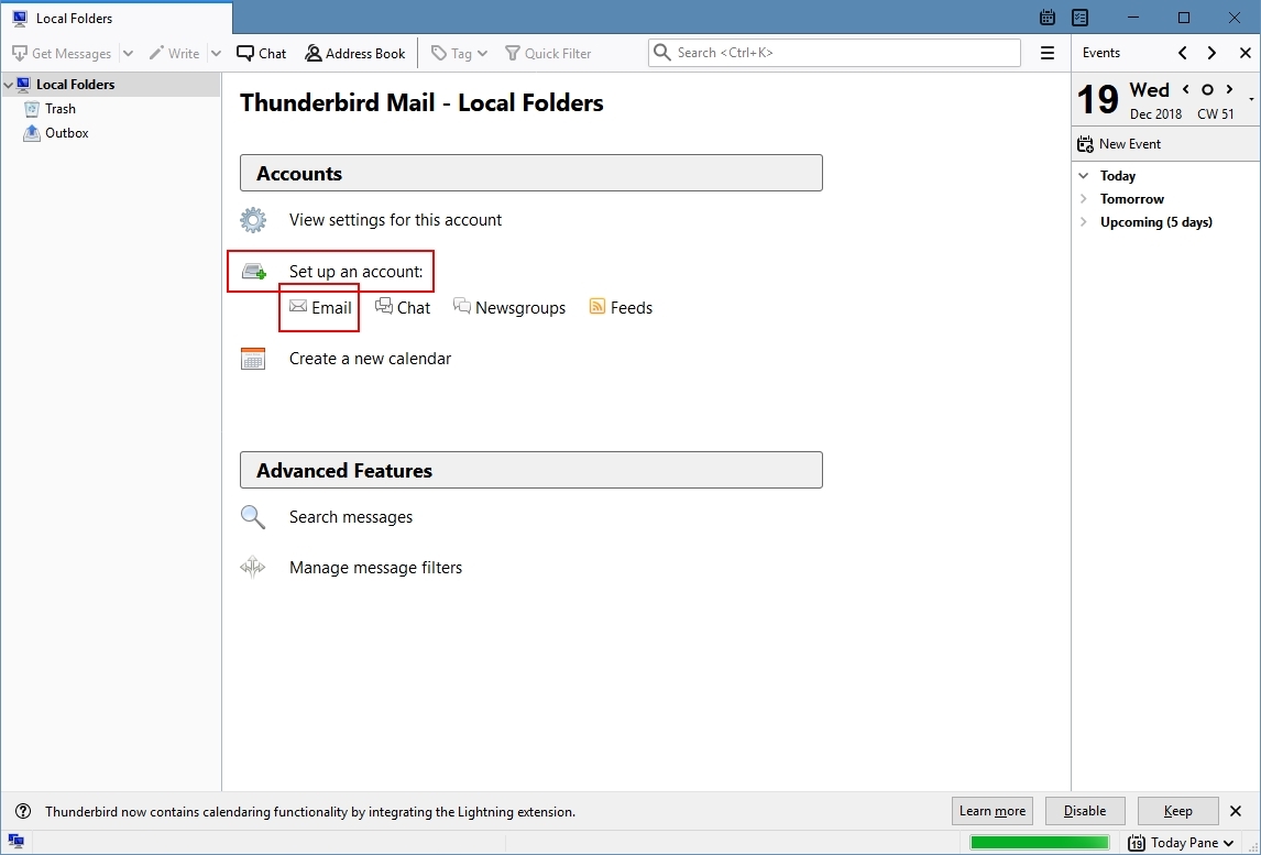 Cum pot configura clientul poștal Mozilla Thunderbird?