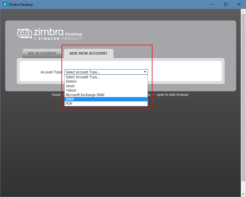 Cum pot configura clientul poștal Zimbra Desktop?